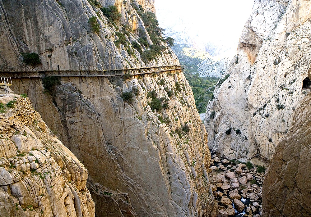 Caminito del Rey in El Chorro, Malaga