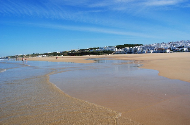 Conil de la Frontera on the Costa de la Luz, is a seaside resort on the  Atlantic coast in Cadiz province, Andalucia, with stunning white sand  beaches