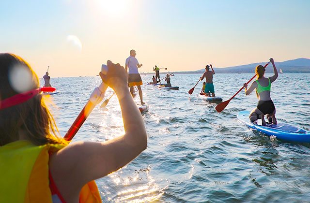 Clases de paddle surfing