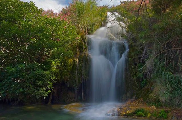 Waterfalls in Andalucia - Caños del río Chillar. Fotografía de Antonio Sánchez