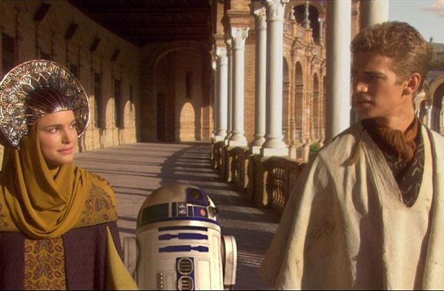 Andalucía de cine - Plaza de España en la película Stars Wars