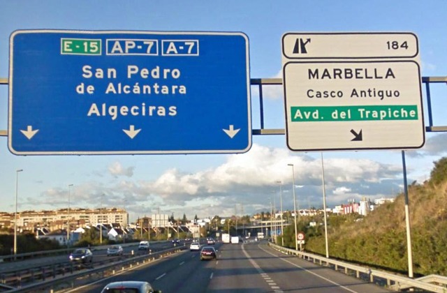 cómo llegar a Marbella - Autovia a Marbella