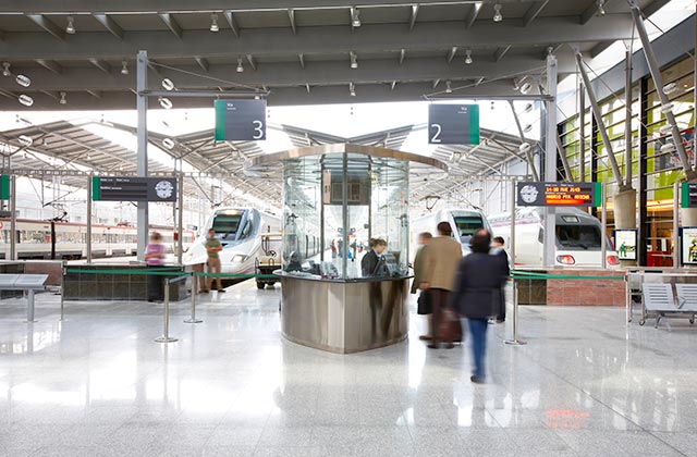 La estación de trenes María Zambrano, Málaga