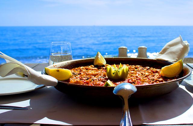 Paella Fuerte Marbella beach grill