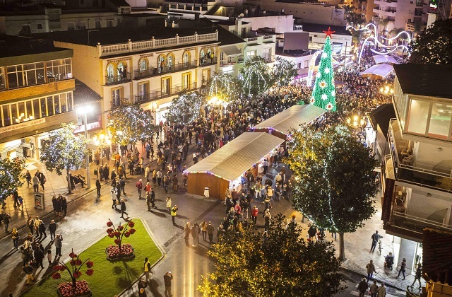 Mercado navideño en Torremolinos