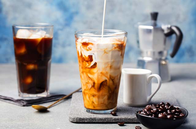 Bebidas de verano en Andalucía - cafe con hielo
