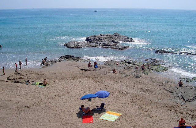 El Faro beach, Mijas