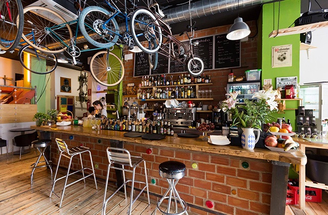 Restaurantes originales de Málaga - Recyclo Bike Café, Málaga