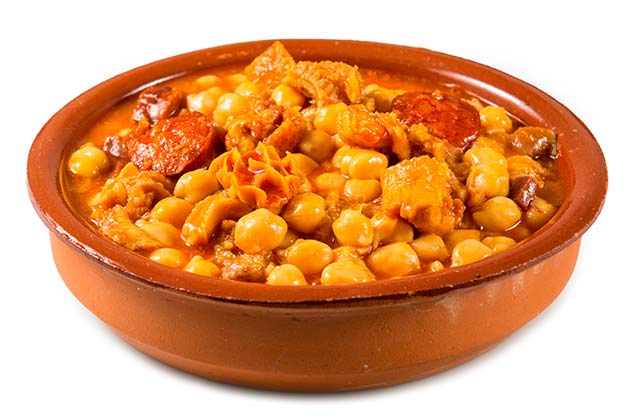 Callos con garbanzos