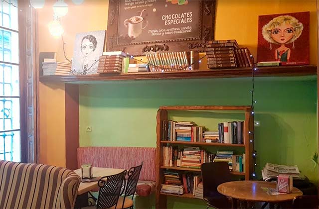 Café con libros, Malaga