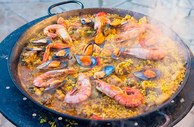 Paella mixte