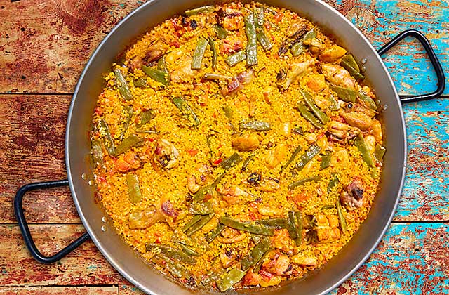 Valenzianische Paella (die authentische)