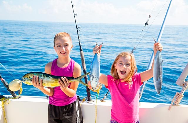 Pesca deportiva en familia