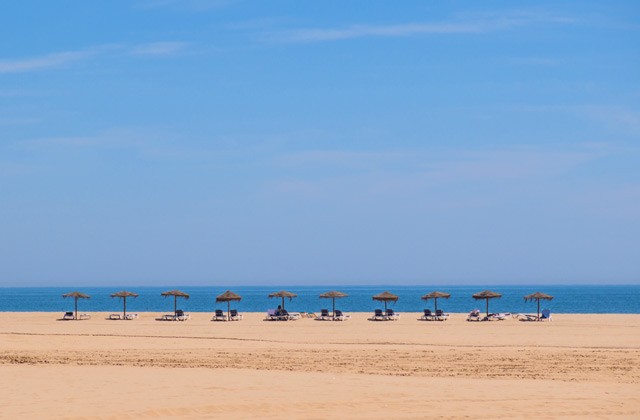 Playa de Isla Canela en Ayamonte (Huelva)