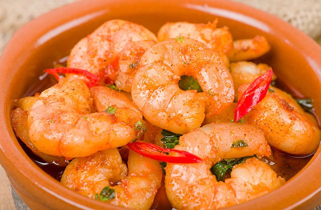 Gambas Pil Pil - El Pimpi Florida