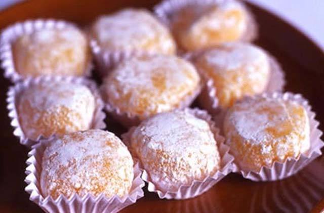 Christmas sweets in Andalucia - yemas de Ronda