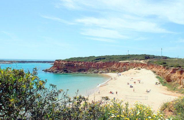 Strand von Cala del Aceite, in Conil