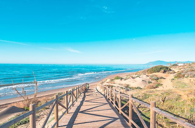 Playa Artola en Cabopino