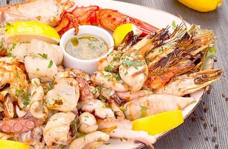 Pescados y mariscos de Andalucia