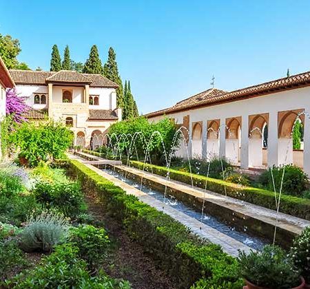 jardines de Andalucía, Generalife Granada