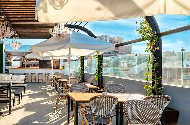 Rooftop bars Mariposa Hotel Roof Terrace, Málaga