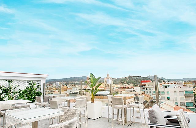 Rooftop bars Hotel Soho Boutique Bahía Málaga