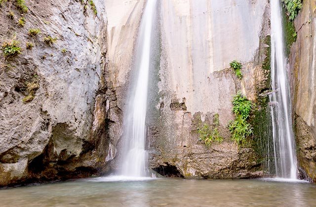 Los Cahorros, Cascadas