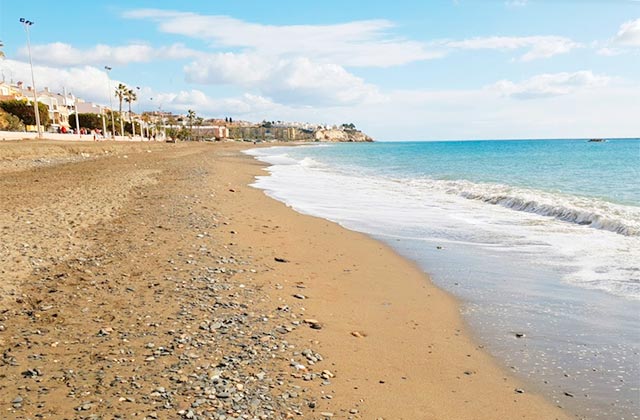 Arroyo Totalán beach in Málaga