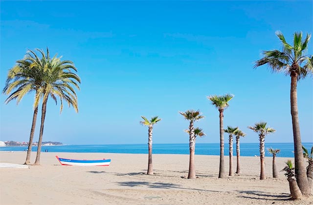 Playas de la Costa del Sol - playa de la Rada en Estepona