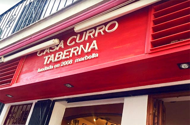 Marbella old town restaurants - Casa Curro