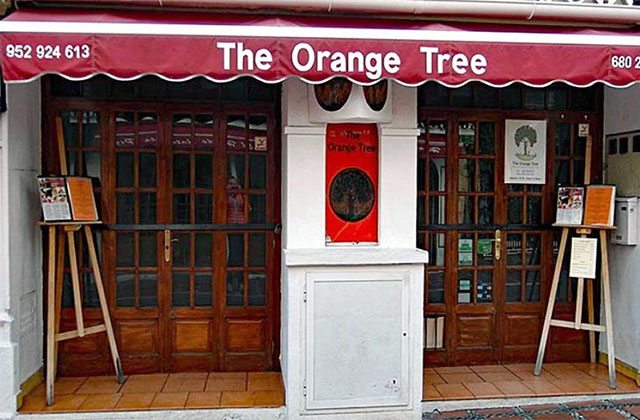 Marbella old town restaurants - The Orange Tree