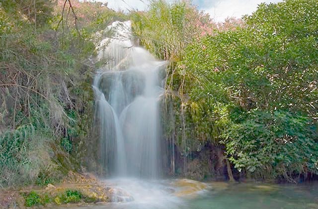 Cascadas de Andalucía - Caños del río Chillar. Fotografía de Antonio Sánchez