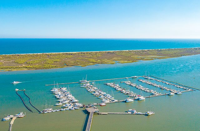 El Rompido, como llegar en barco