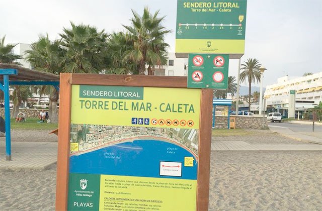 Ruta de senderismo - Torre del Mar-La Caleta de Vélez