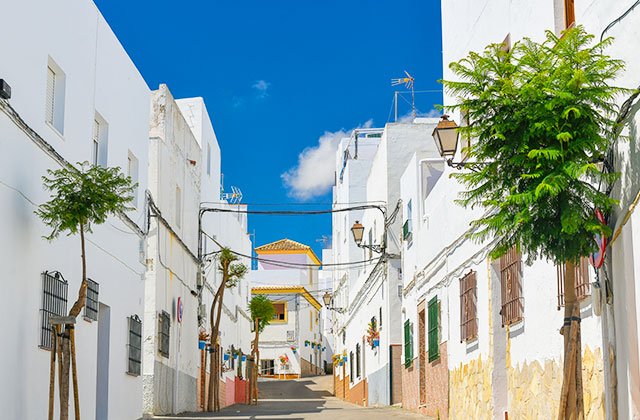 Conil de la Frontera, beautifull fishing town in Costa de la Luz Cadiz