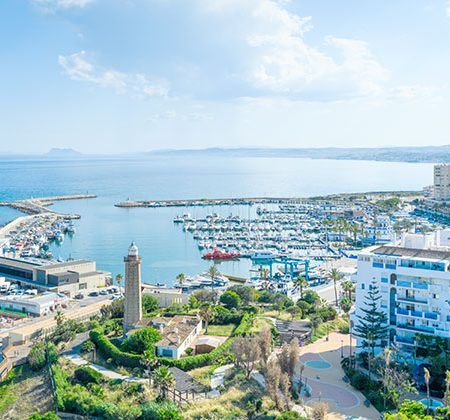 Estepona, vista puerto