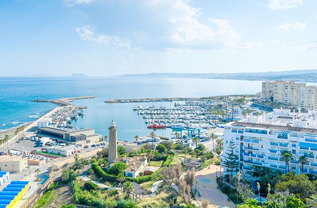 Estepona, vista puerto