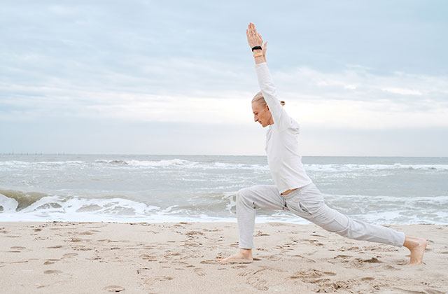 Yoga en la playa