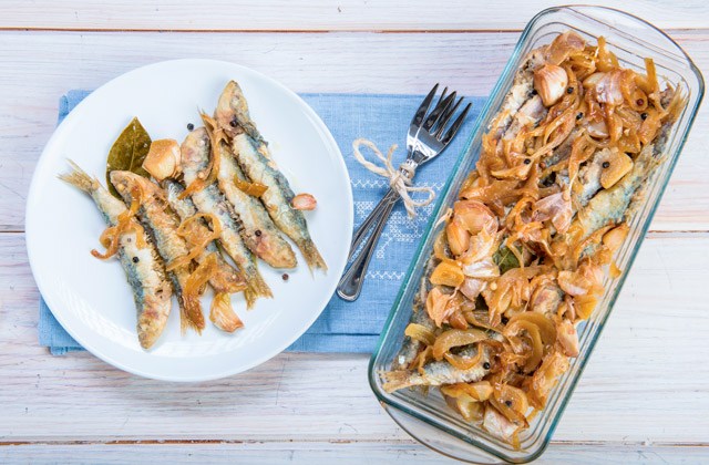Sardinas en escabeche