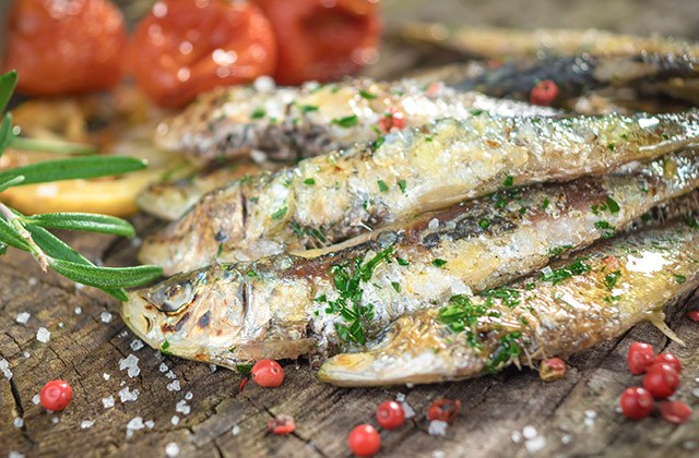 Sardinas a la plancha