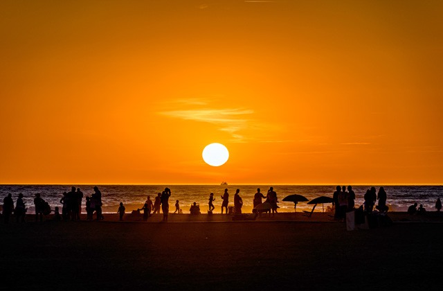 Atardecer playa Conil