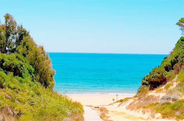 Playa de Rompeculos, Huelva