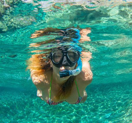 Bucear yo hacer snorkel en Andalucía