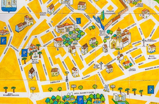 Mapa Casco Antiguo Marbella