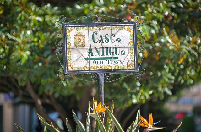 Cartel Casco Antiguo Marbella