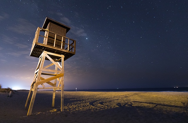 Cielo nocturno Cadiz
