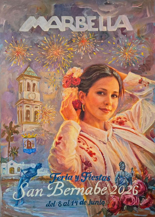 cartel Feria de San Bernabé, Marbella ,2026